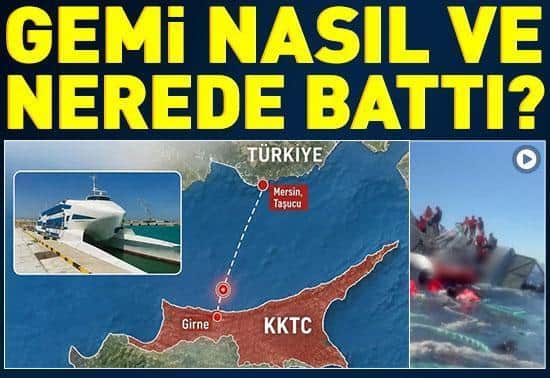 Girnedeki gemi nasıl ve nerede battı Detaylar netleşti