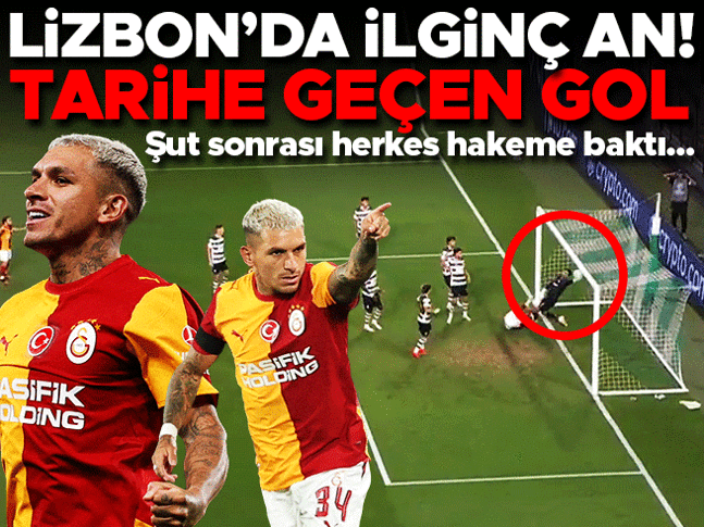 Lizbonda tarihi gol: Torreira için bir ilk! Şut sonrası herkes hakeme baktı...
