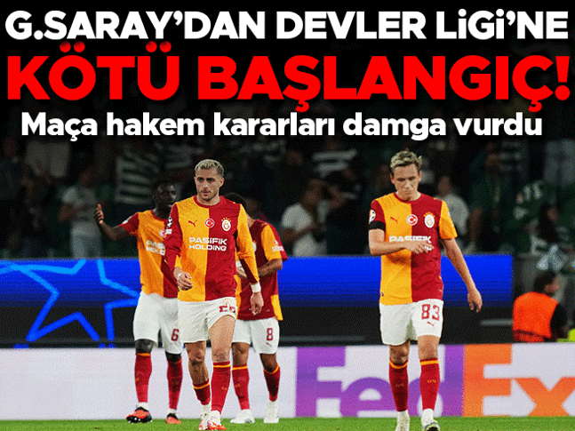 Sporting CP 3-1 Galatasaray (UEFA Şampiyonlar Ligi)