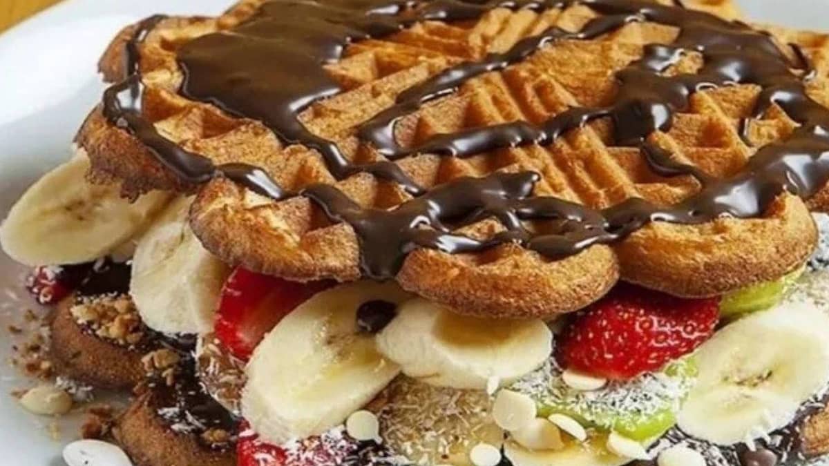 Gece atıştırmalığı arayanlara: Evde kolay waffle tarifi