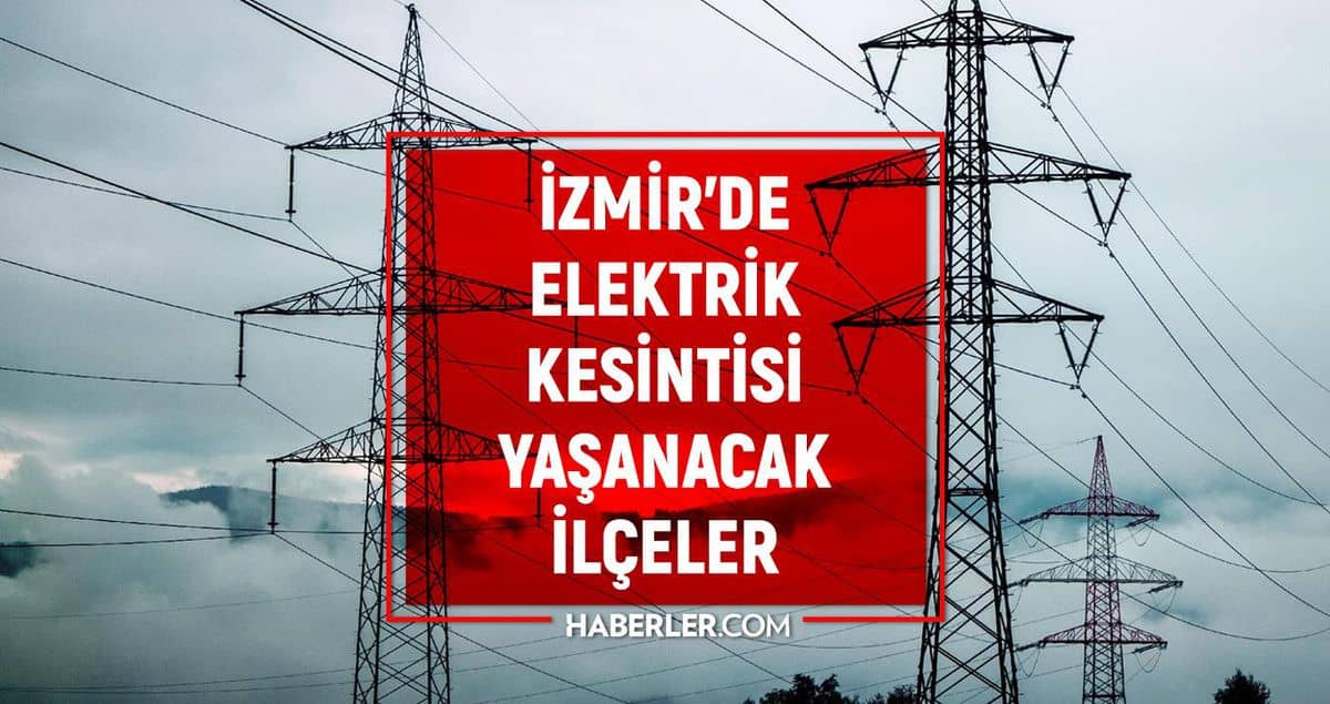 İzmir GEDİZ elektrik kesintisi! 31 Ağustos İzmir'de elektrik kesintisi ne zaman bitecek, elektrikler ne zaman gelecek? İzmir GEDİZ elektrik kesintisi! 31 Ağustos İzmir'de elektrik kesintisi ne zaman bitecek, elektrikler ne zaman gelecek?