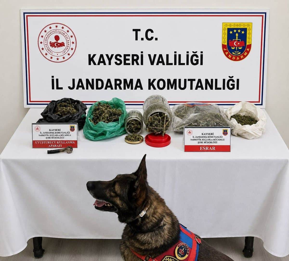 Kayseri'de Jandarma Operasyonu: 1,2 Kilo Uyuşturucu Ele Geçirildi Kayseri'de Jandarma Operasyonu: 1,2 Kilo Uyuşturucu Ele Geçirildi