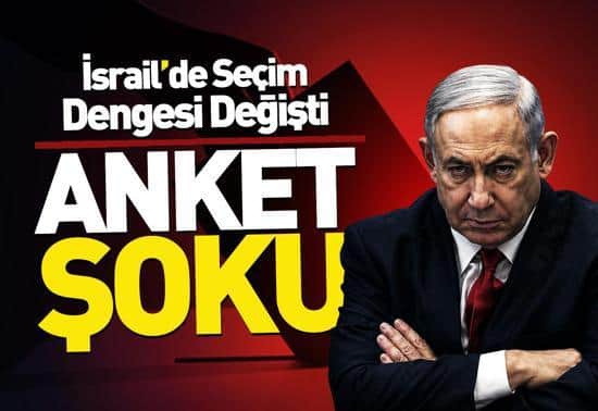 NETANYAHUYU KORKUTAN ANKET: Seçim öncesi partisi 2. sıraya geriledi NETANYAHUYU KORKUTAN ANKET: Seçim öncesi partisi 2. sıraya geriledi