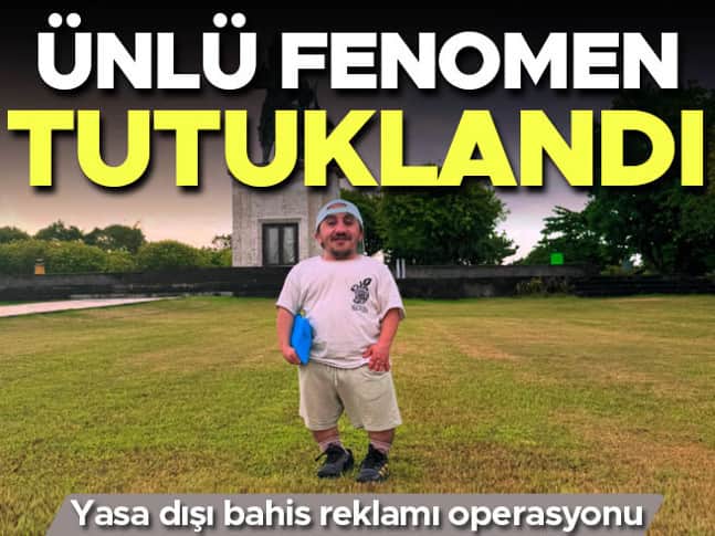 Yasa dışı bahis reklamı operasyonu! Ünlü fenomen tutuklandı Yasa dışı bahis reklamı operasyonu! Ünlü fenomen tutuklandı