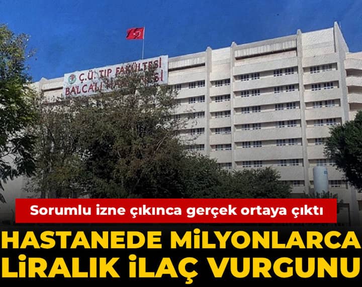 Hastanede milyonlarca liralık ilaç vurgunu! Sorumlu izne çıkınca gerçek ortaya çıktı Hastanede milyonlarca liralık ilaç vurgunu! Sorumlu izne çıkınca gerçek ortaya çıktı