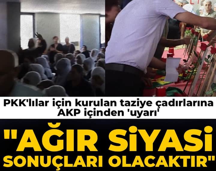 Şamil Tayyar PKK'lı taziye çadırları için uyardı: Ağır siyasi sonuçları olacaktır Şamil Tayyar PKK'lı taziye çadırları için uyardı: Ağır siyasi sonuçları olacaktır