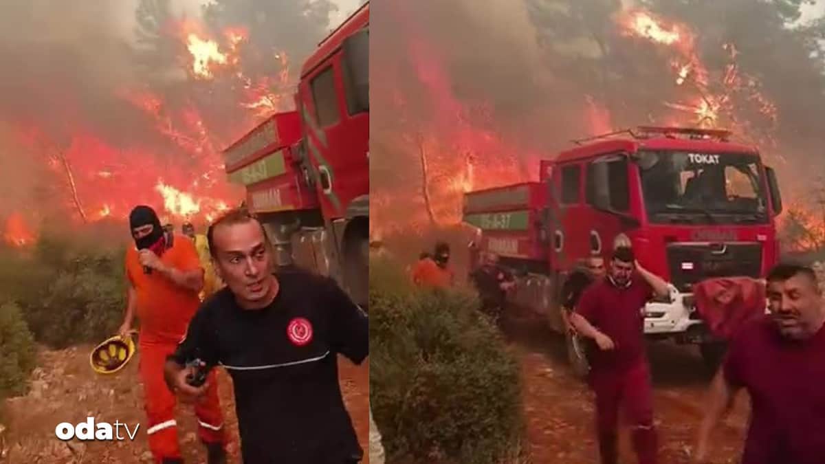 Antalya'da ekipler son anda kurtuldu Antalya'da ekipler son anda kurtuldu